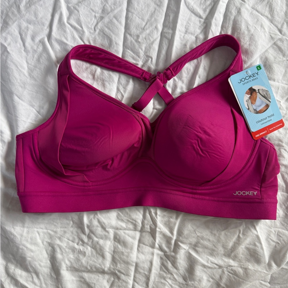 Jockey Women's Pink Sports Bra